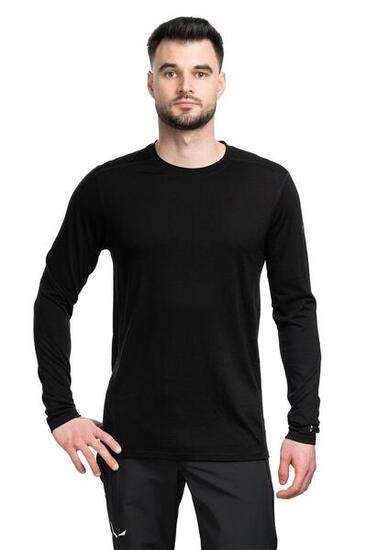 T-shirt trekking uomo Smartwool Classic All Season Merino Long Sleeve nero S