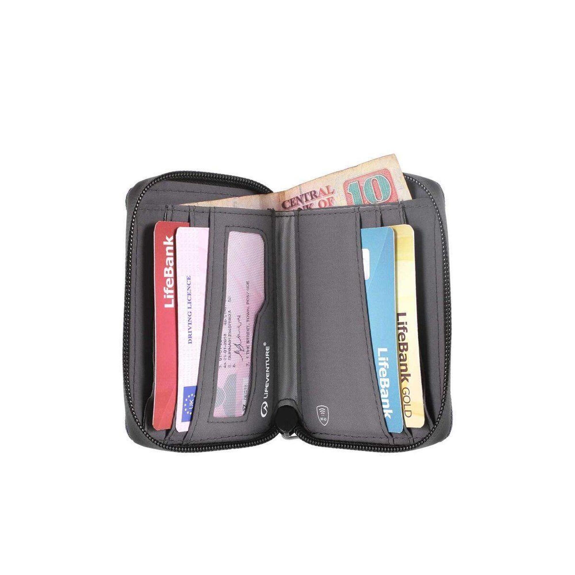 Portfel Rfid Bi - Fold Wallet Recycled - Navy Blue