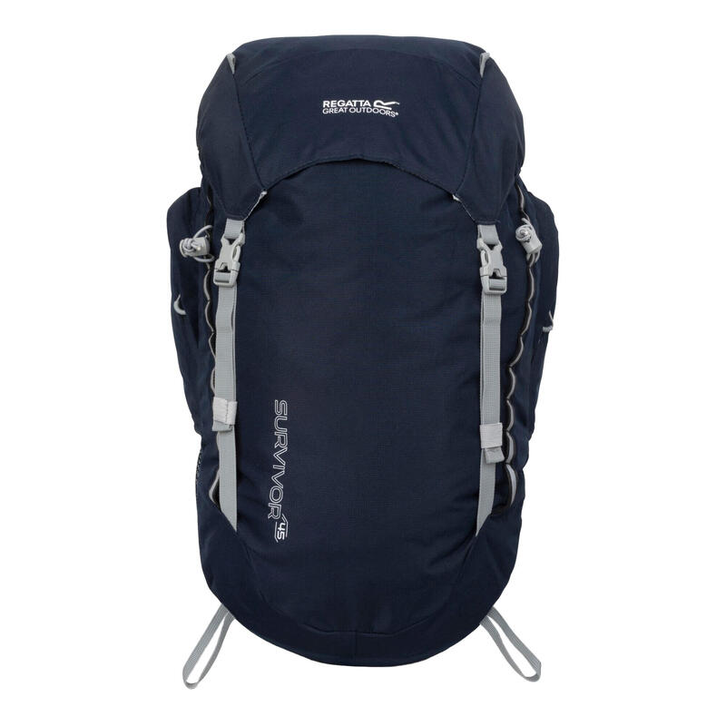 Rucksack "Survivor V4", 45l Damen und Herren Marineblau