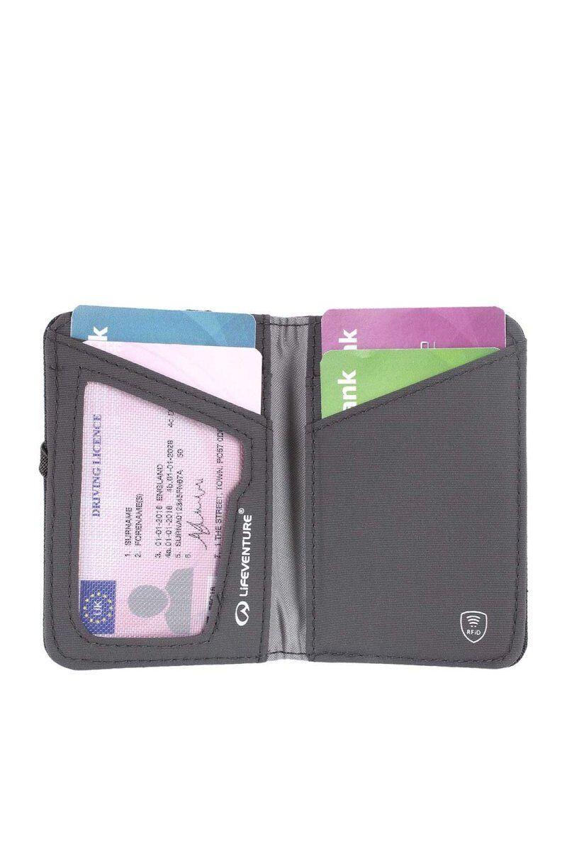 Lifeventure Recycled Kartenetui RFID kompakt, 4 Steckplätze, 10x7x1 cm 3/7