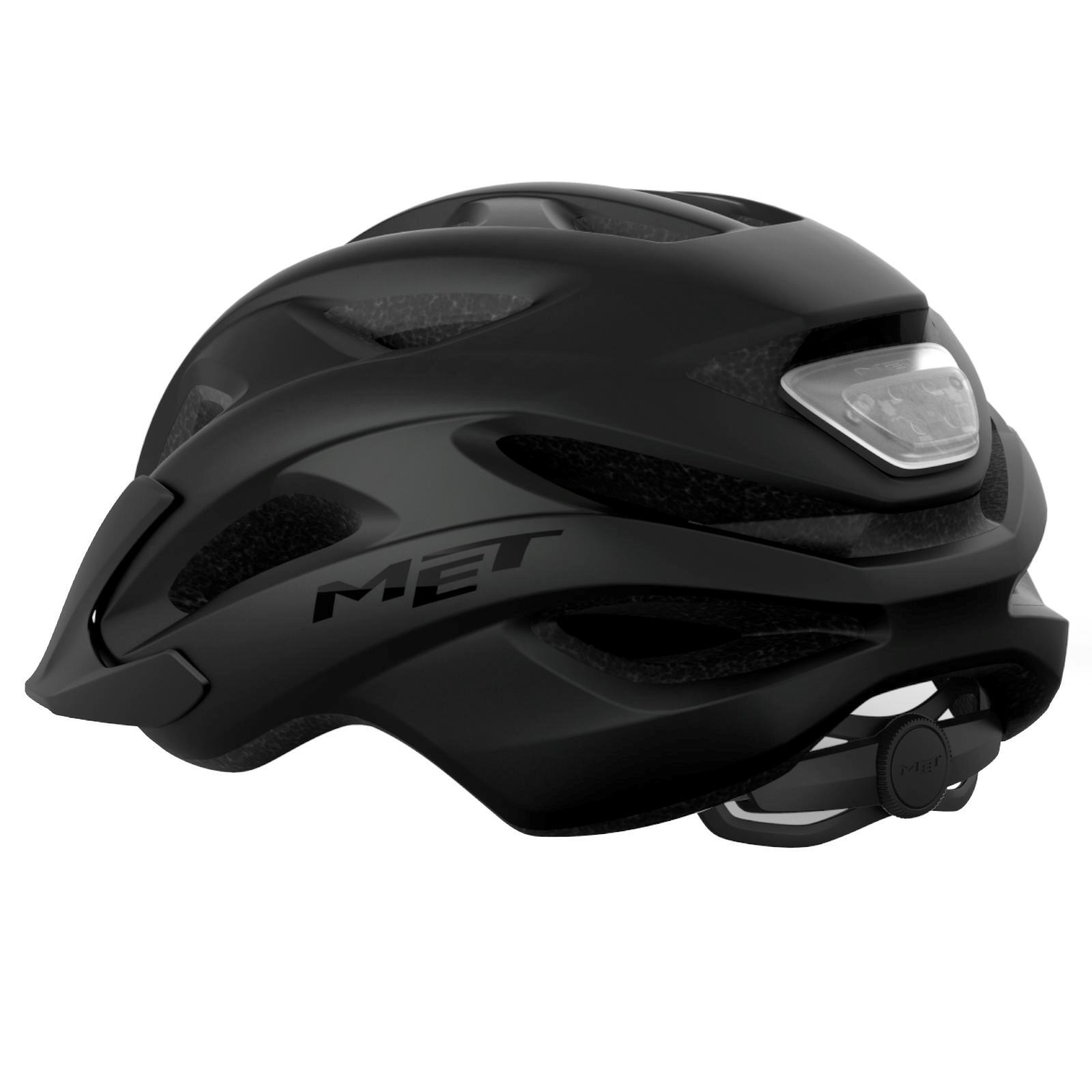 MET Crossover Helmet Black Matt 3/4