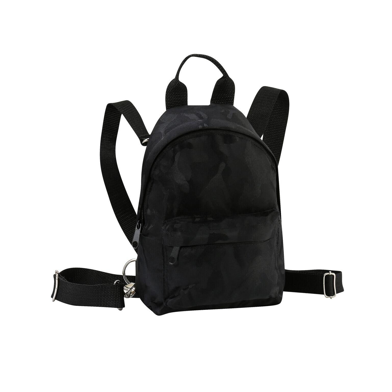 TRIDRI Camo Mini Backpack (Black Camo)