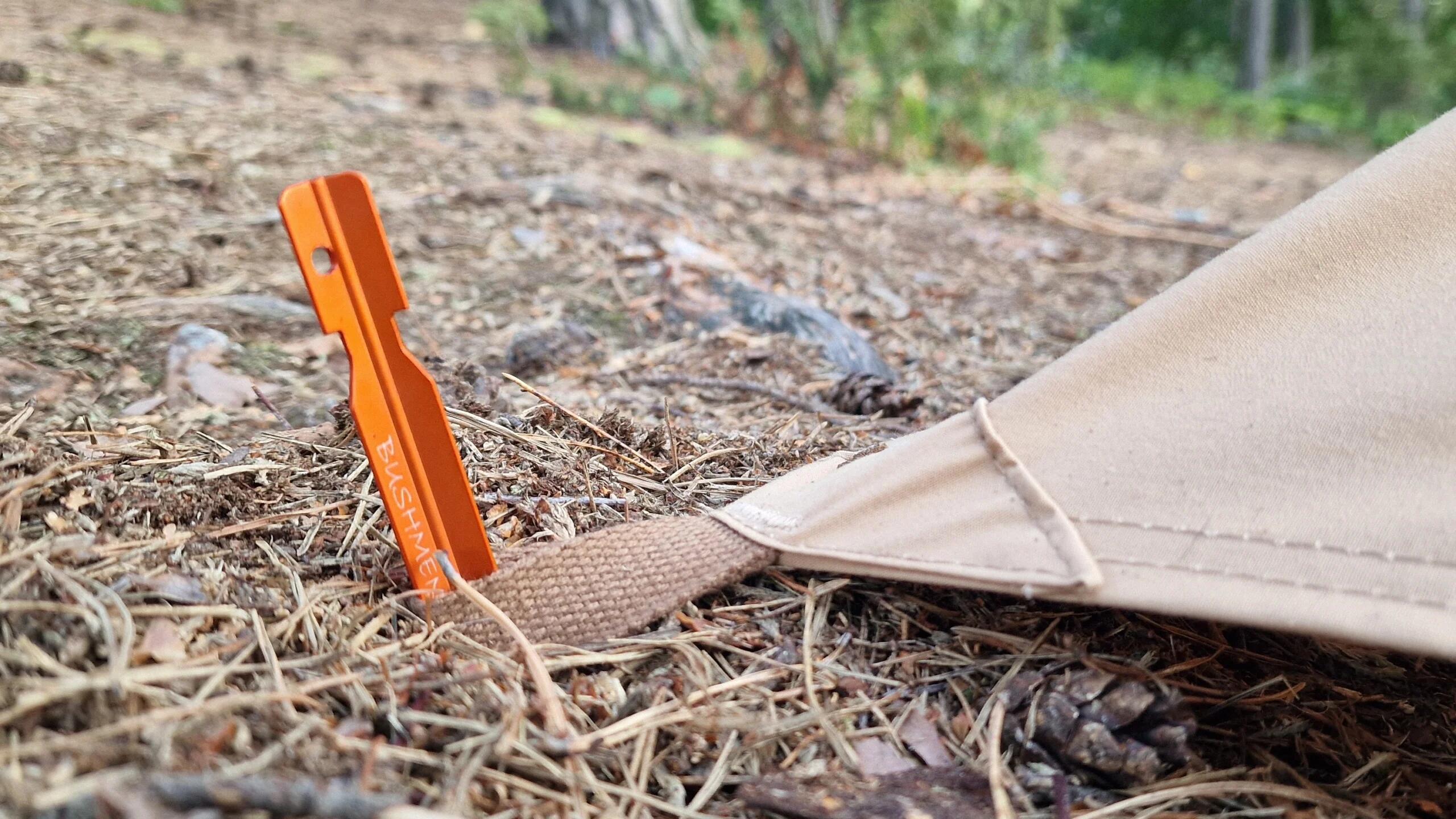 HOT Tarp™ 3x3 Cotton natural BUSHMEN 6/7