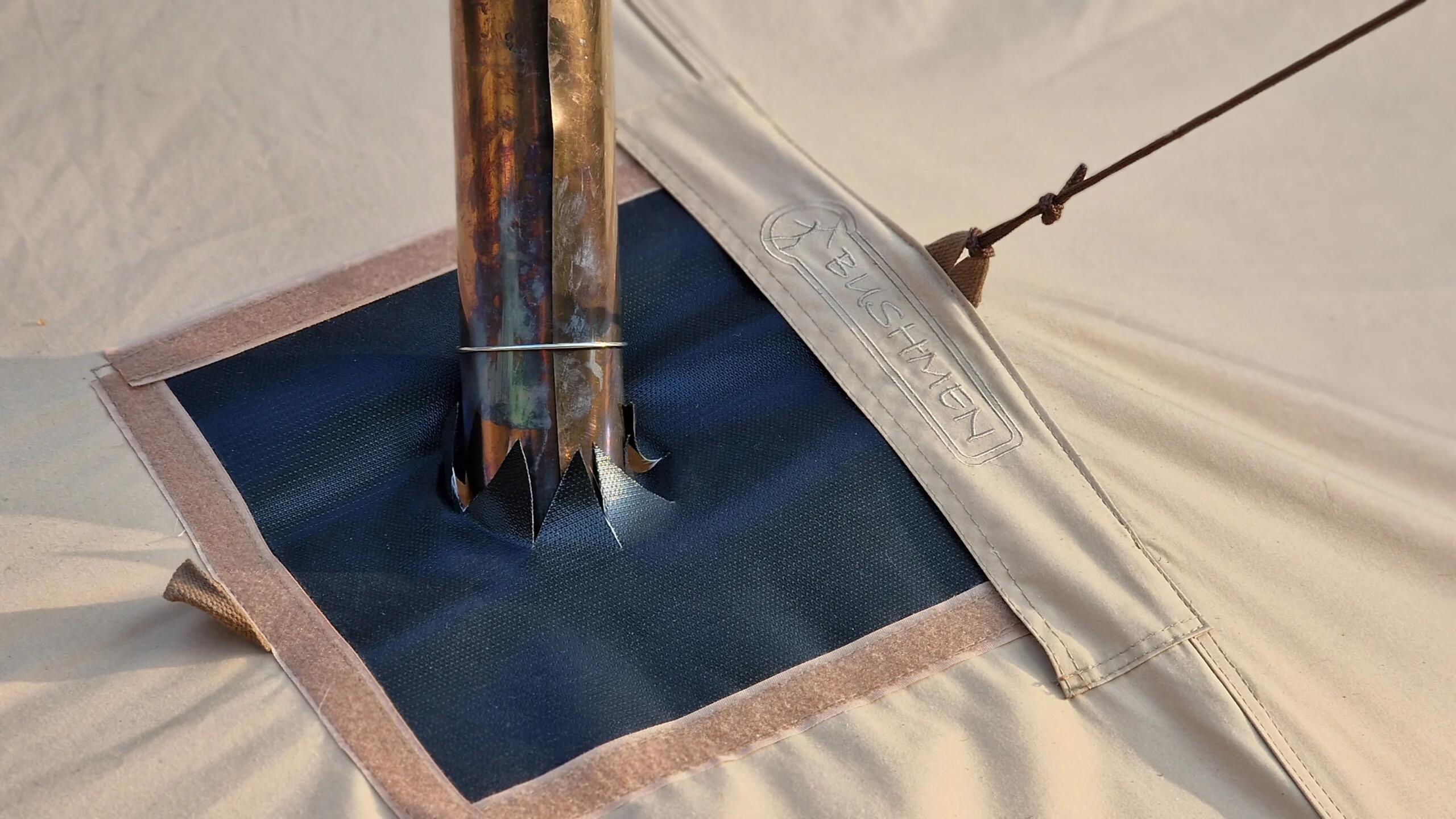 HOT Tarp™ 3x3 Cotton natural BUSHMEN 5/7