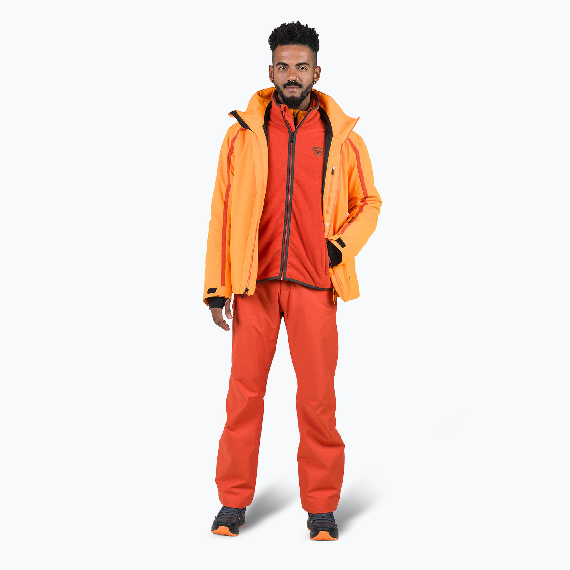 Casaco masculino Rossignol Strawpile Fleece Fz 2/5