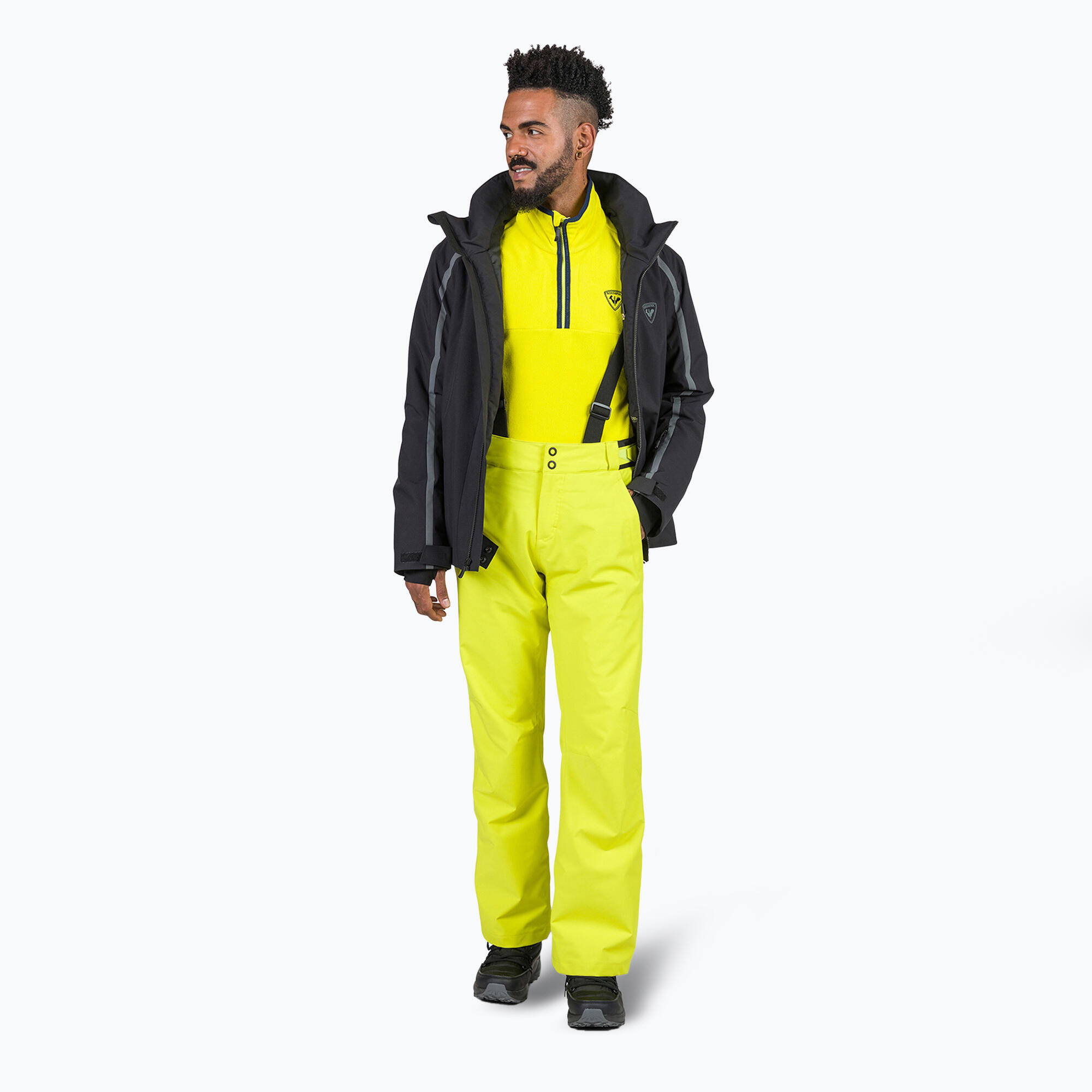 Moletom masculino Rossignol Strawpile Fleece Hz 2/5