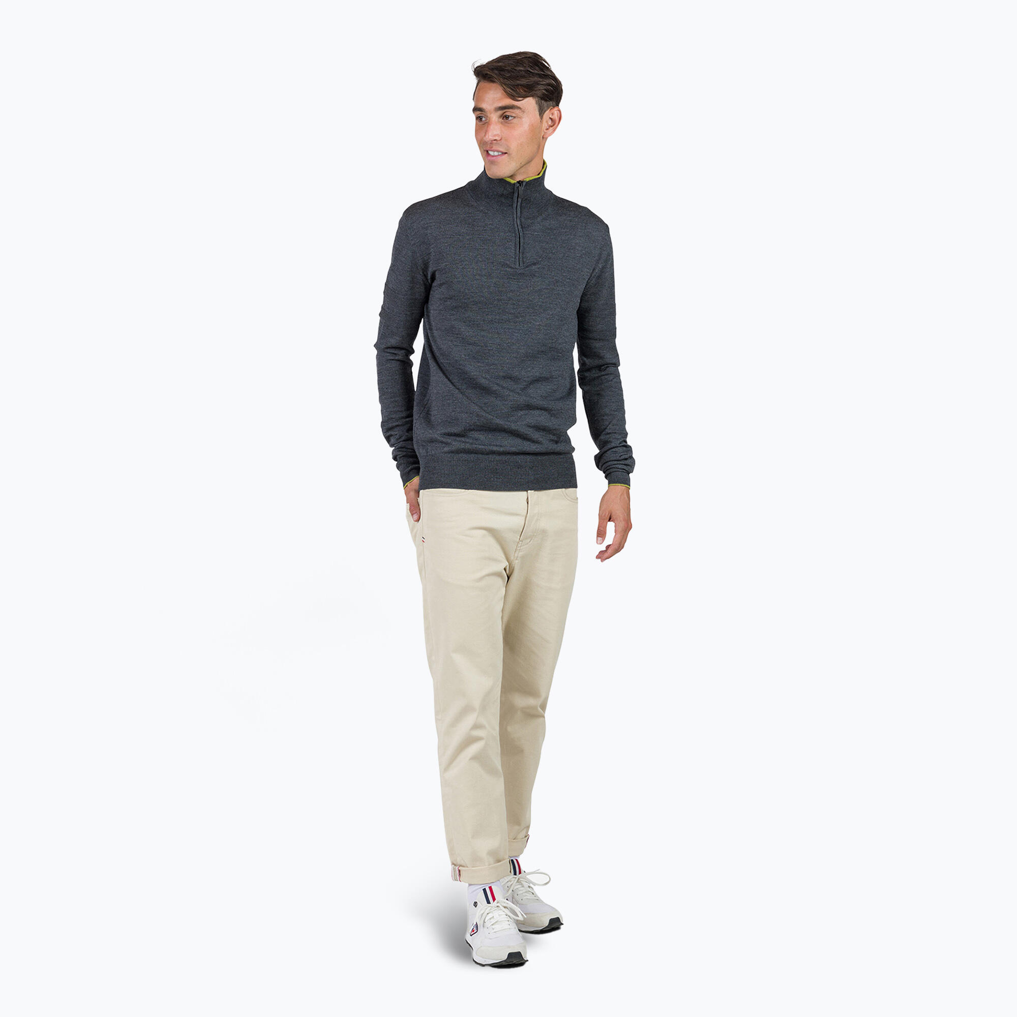 Pull homme Rossignol Stripe Hz Knit Nouveau 2/5