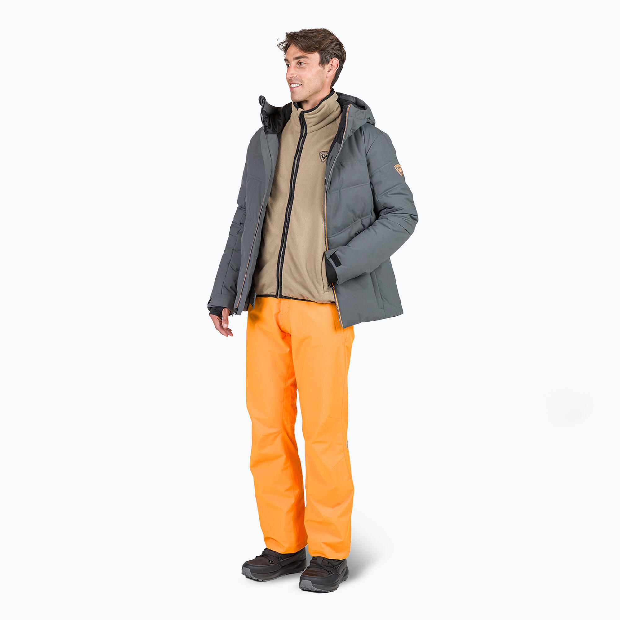 Felpa Rossignol Strawpile Fleece Fz da uomo 2/5
