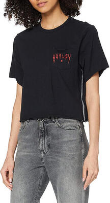 Hurley metal blades crop pocket heren wandel t-shirt