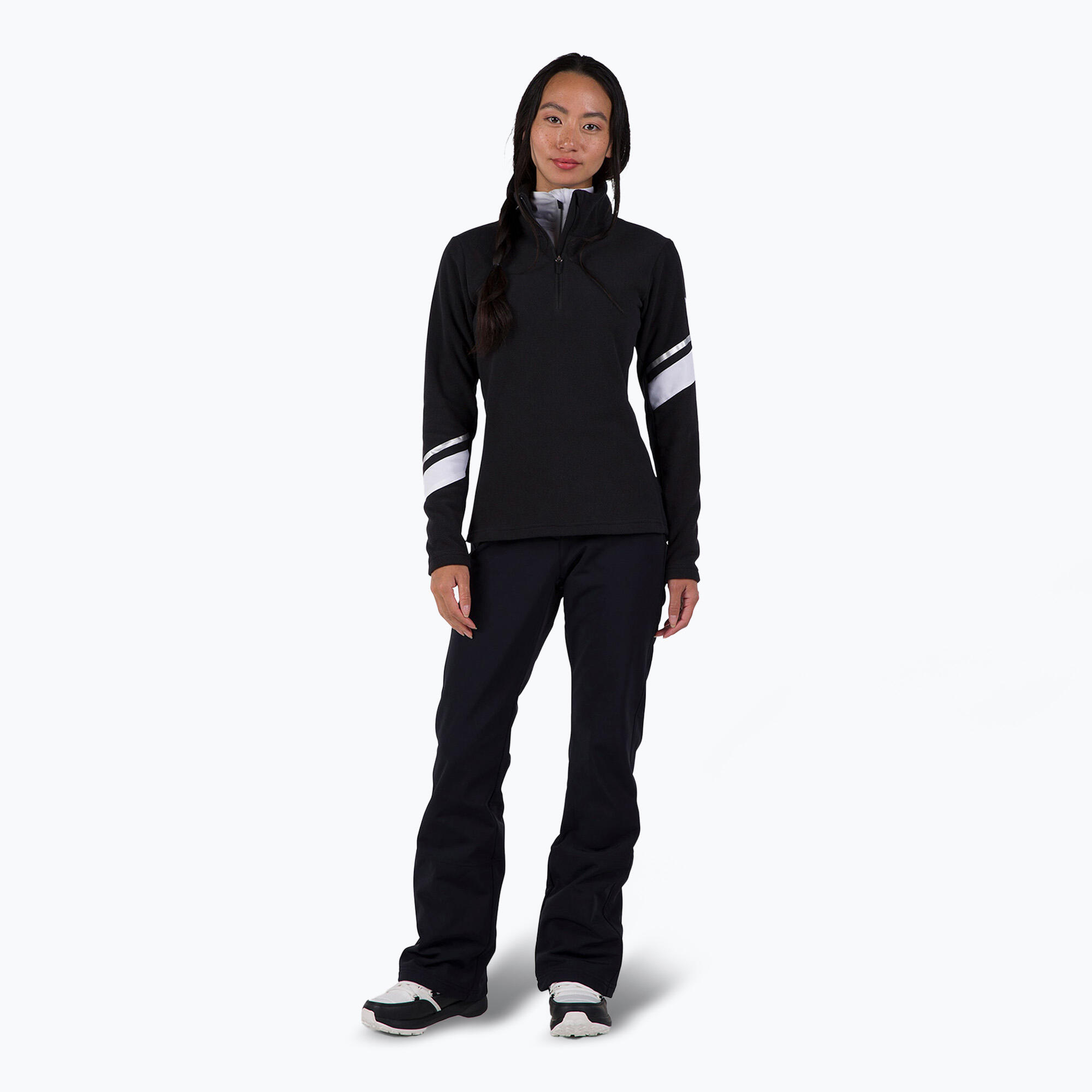 Női polár 1/2 zip Rossignol Strawpile 2/7