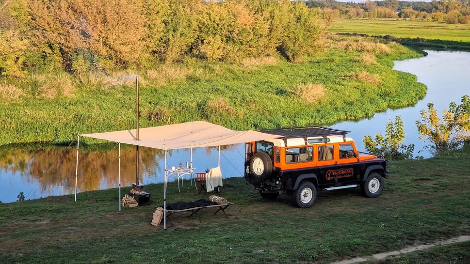 HOT Tarp™ 4x4 Cotton natural BUSHMEN