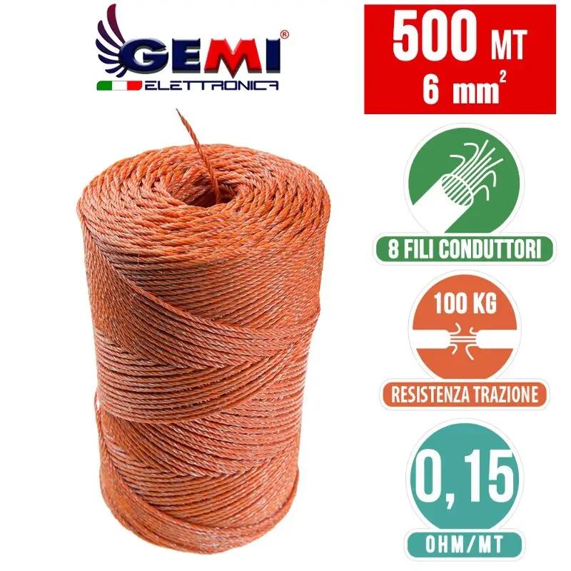 Filo 500 MT 6Mm² Per Recinto Elettrico Recinti Elettrici 3/6