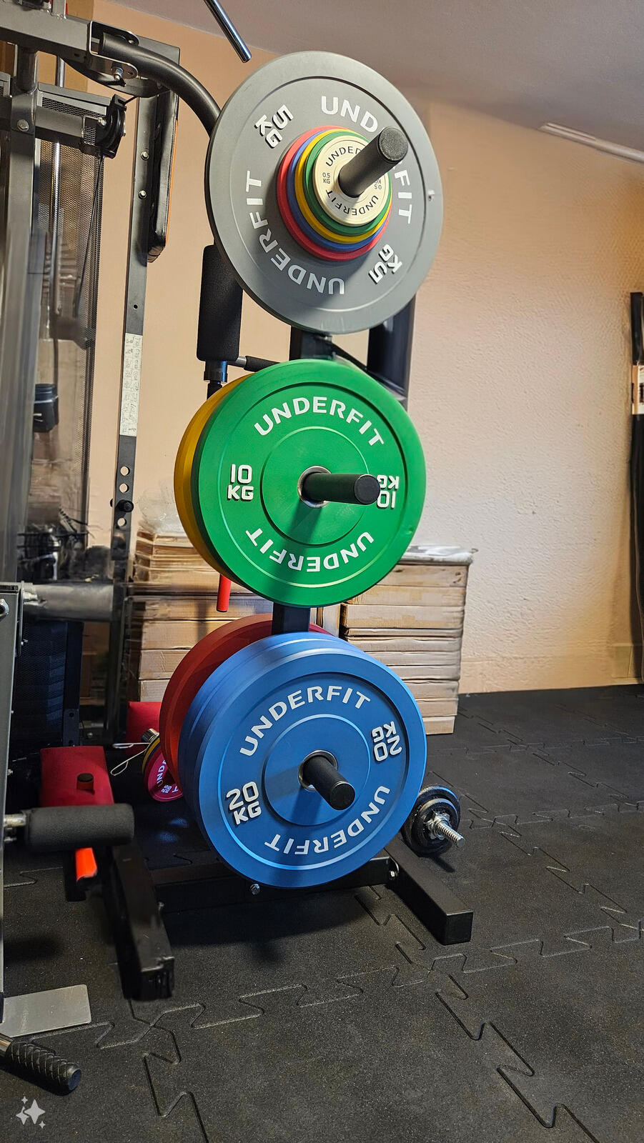 Stojak na obciążenia olimpijskie UF11154 UNDERFIT 3/4