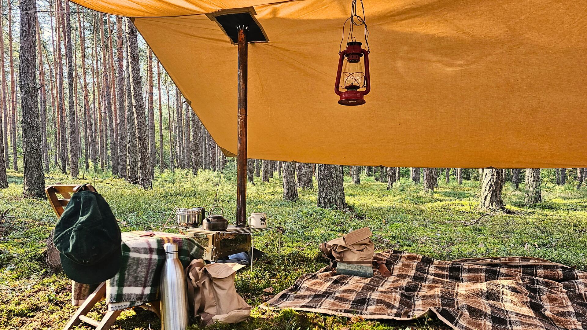 HOT Tarp™ 4x3 Cotton natural  BUSHMEN 3/7