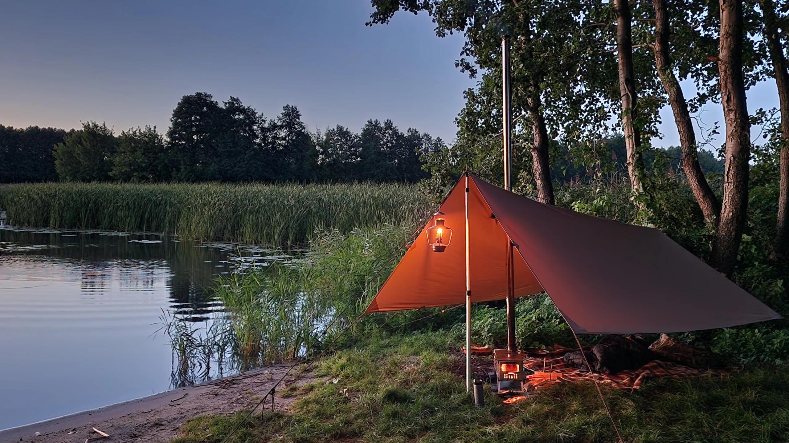 HOT Tarp™ 4x3 Cotton natural  BUSHMEN 7/7