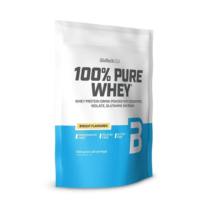 Proteína de soro de leite | 100% PURE WHEY (1kg) | Biscoito Exclusivo Online                      3 cores disponíveis
 32,90€  Preço por quantidade 27,42€kg BIOTECHUSA Proteína de soro de leite | 100% PURE WHEY (1kg) | BiscoitoVendido e expedido por: FitnessZone    