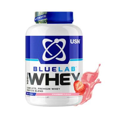 Usn blue lab whey (908g) banana - eiwitten - wei-eiwit mix