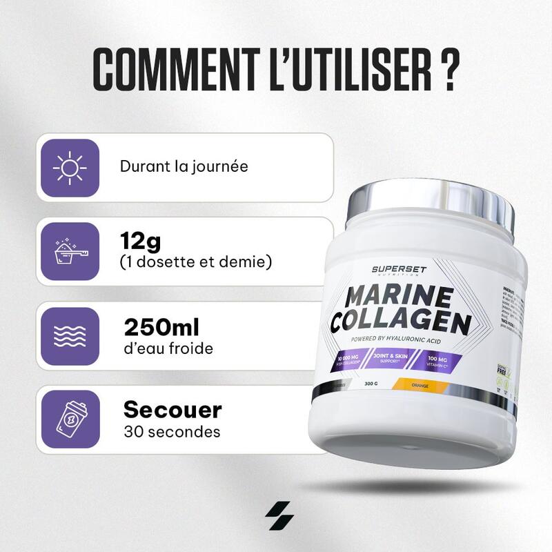 Collagène | Marine Collagen (300g) | Orange