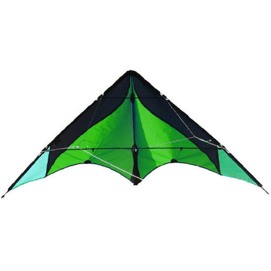 Cerfs-volants 2 lignes- Elliot- Delta Basic Vert /noir