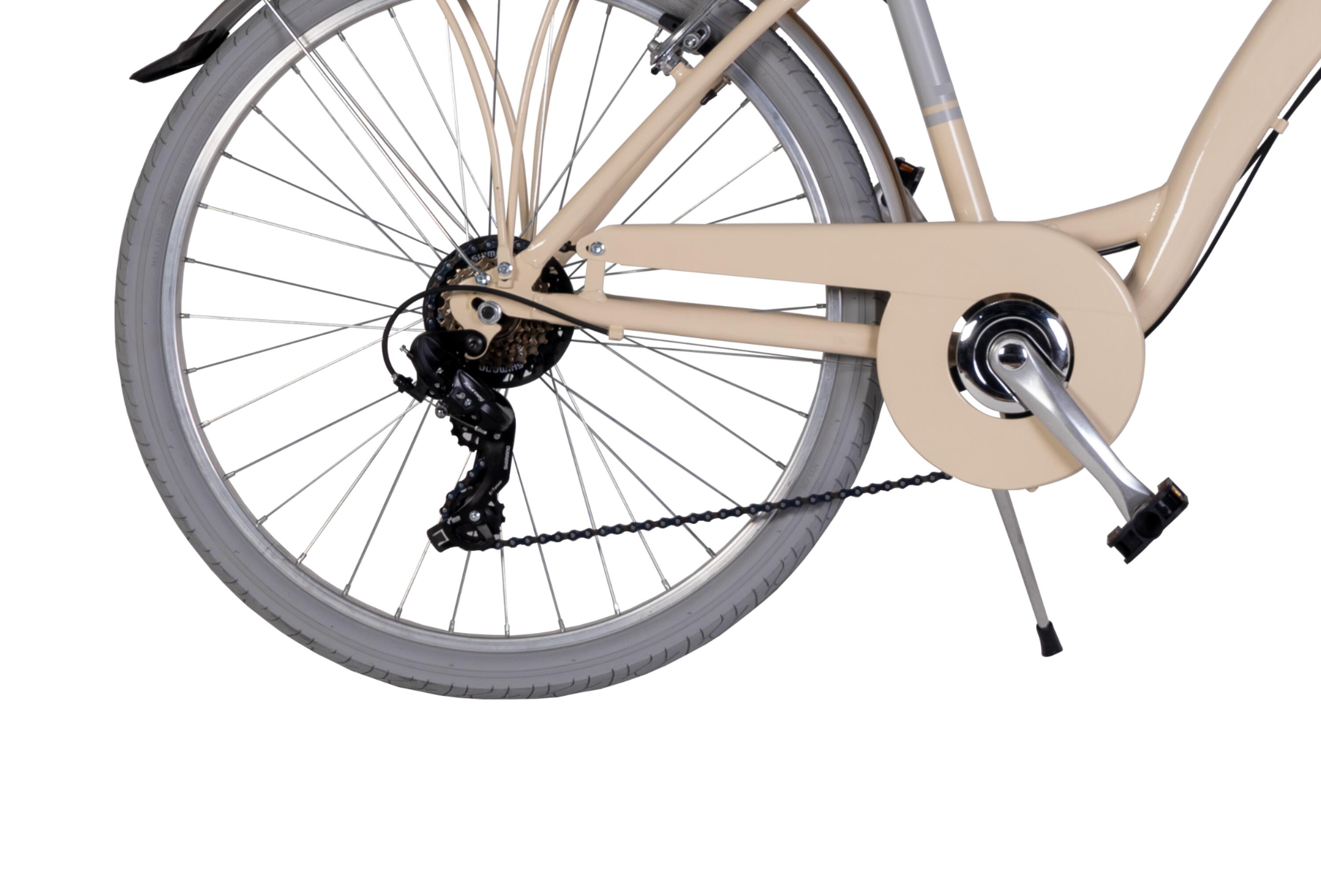 Bicicleta de paseo Urbana Nuvò, ruedas 26″, 6 velocidades, cuadro de acero 4/5