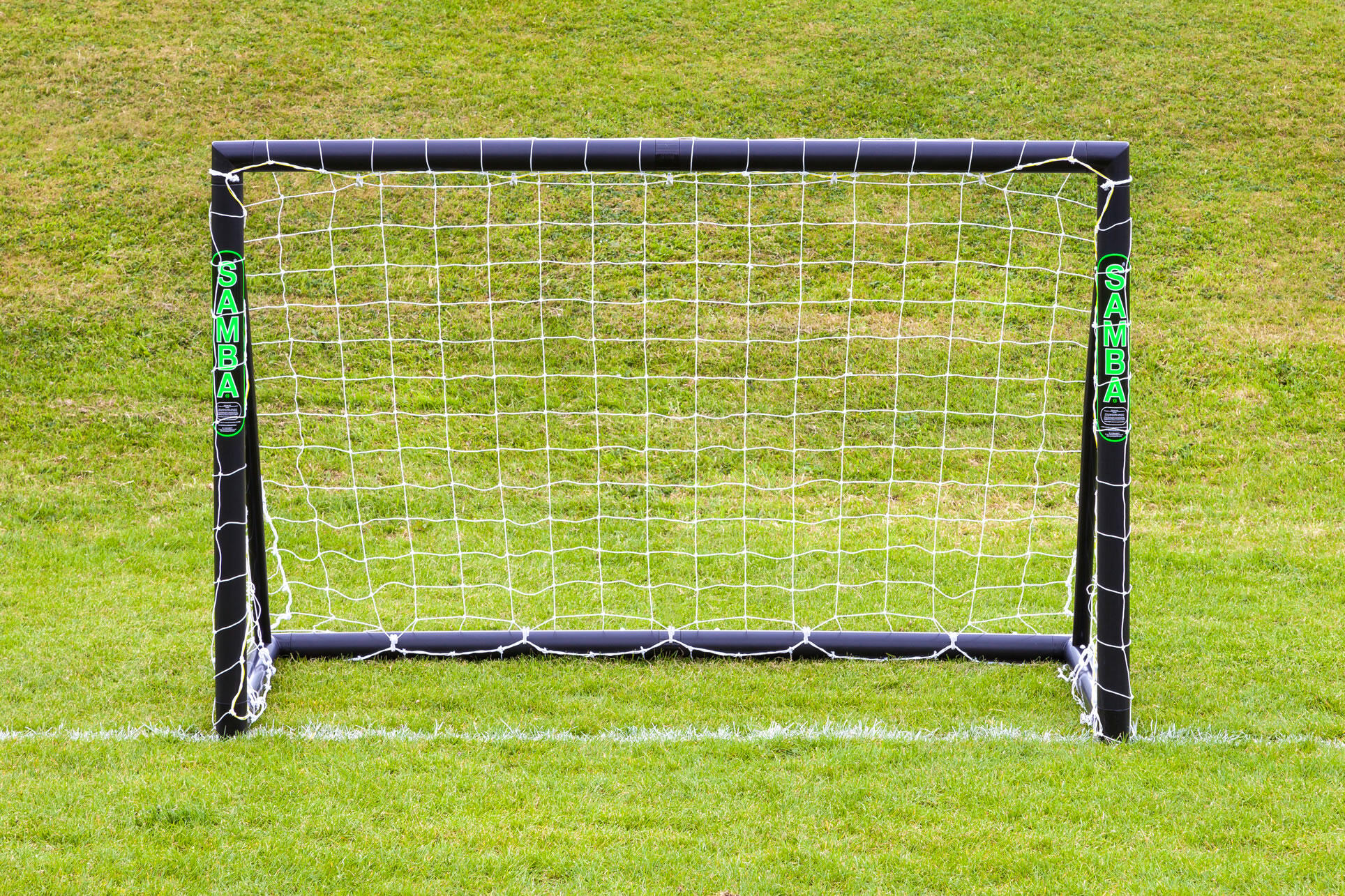 6ft x 4ft Viper BLACK Football Goal SAMBA Decathlon