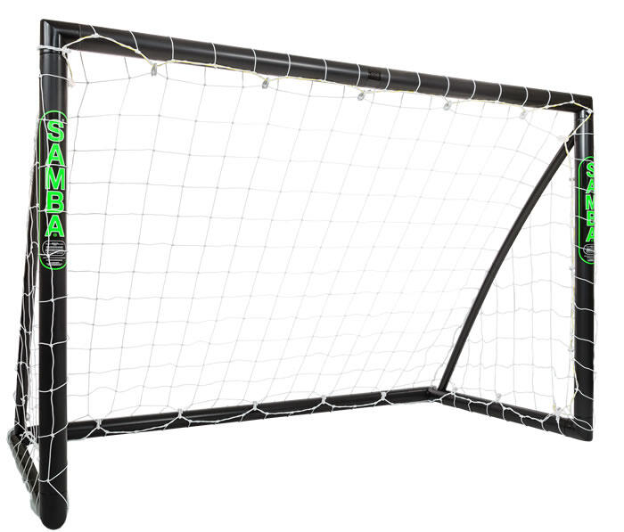6ft x 4ft Viper BLACK Football Goal SAMBA Decathlon