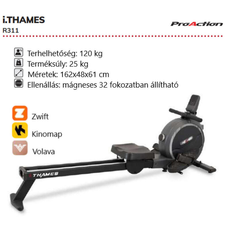 BH Fitness i.THAMES evezőgép