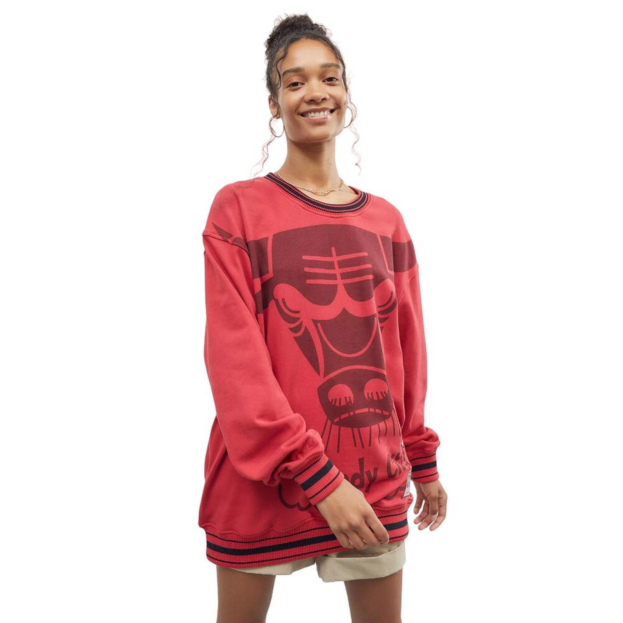 Bluza sportowa damska Mitchell and Ness NBA Chicago Bulls oversize