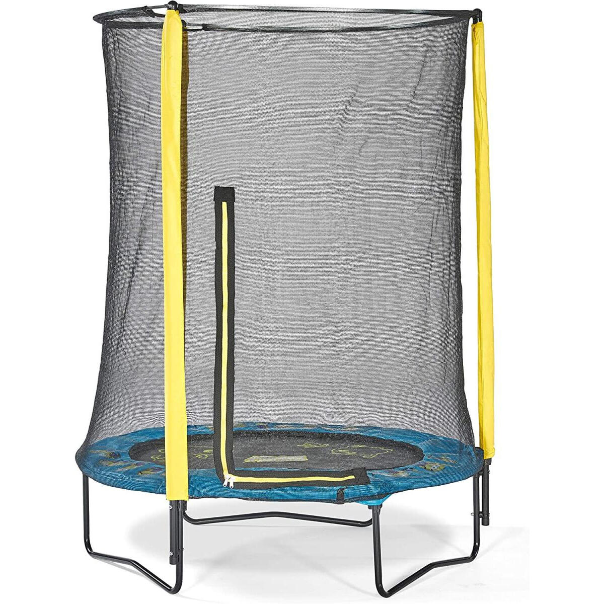 Plum - Trampoline Junior Minions 4,5" Et Filet De Sécurité - Trampoline - Jaune - 137 Cm - Decathlon