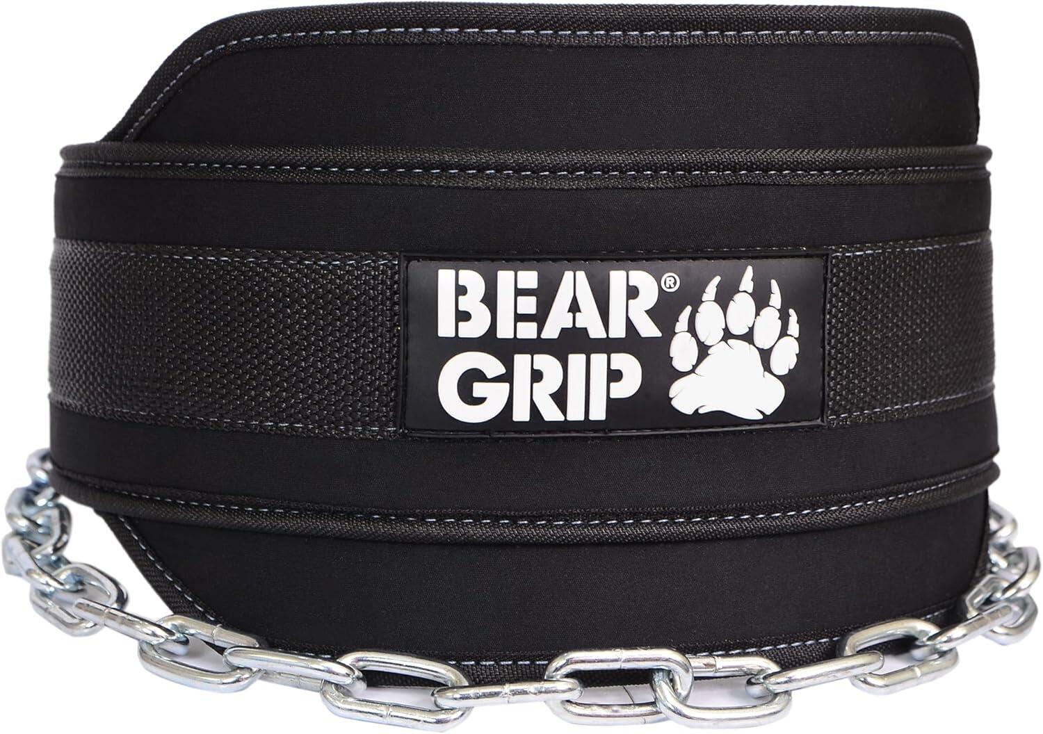 Weighted Dip & Pull Up Belt BEAR GRIP Decathlon