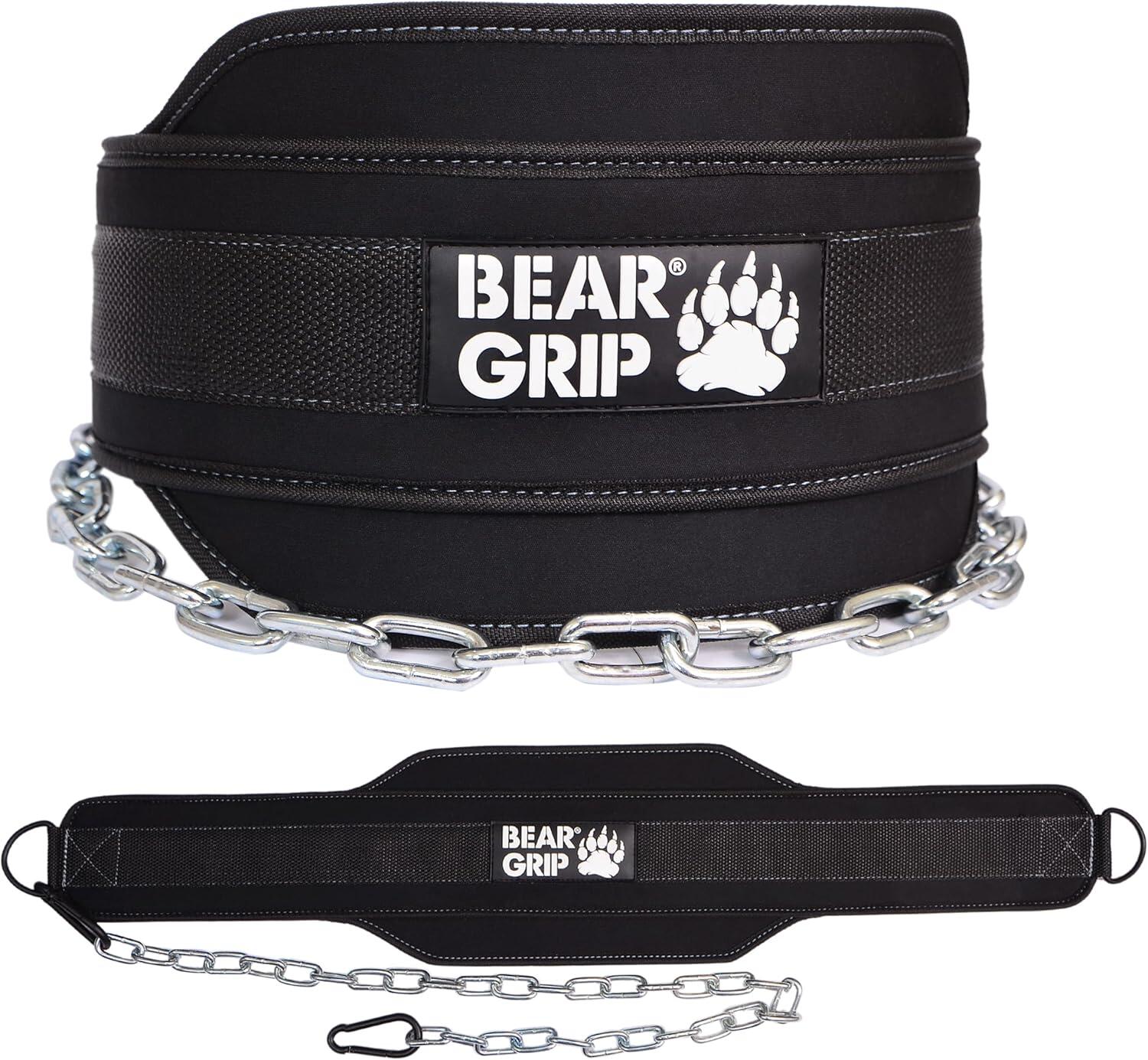 BEAR GRIP Weighted Dip & Pull Up Belt
