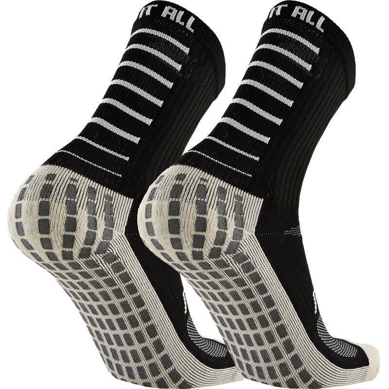 KEEPERSPORT Grip Socks – rutschfeste Sportsocken, Schwarz/Weiß 2/4