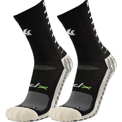 KEEPERSPORT Grip Socks – rutschfeste Sportsocken, Schwarz/Weiß