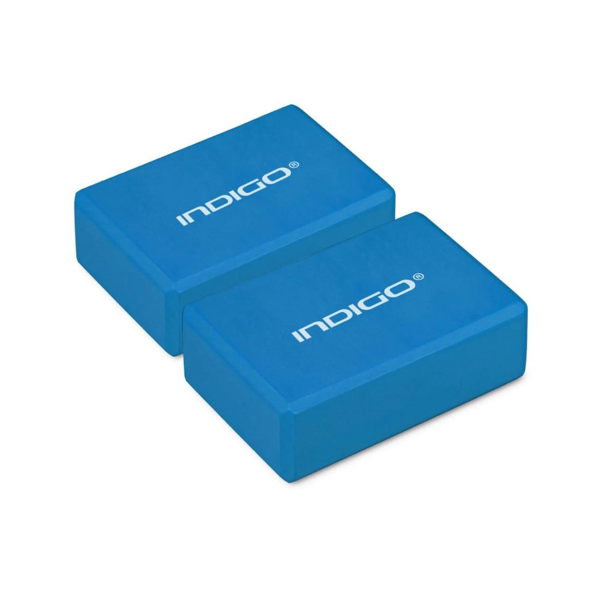 Yoga Block 2 Peças de Pilates Leve e Antiderrapante INDIGO