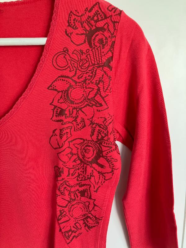 Entre Particuliers - Chemise O'Neill rouge-manches trois-quarts 2/4