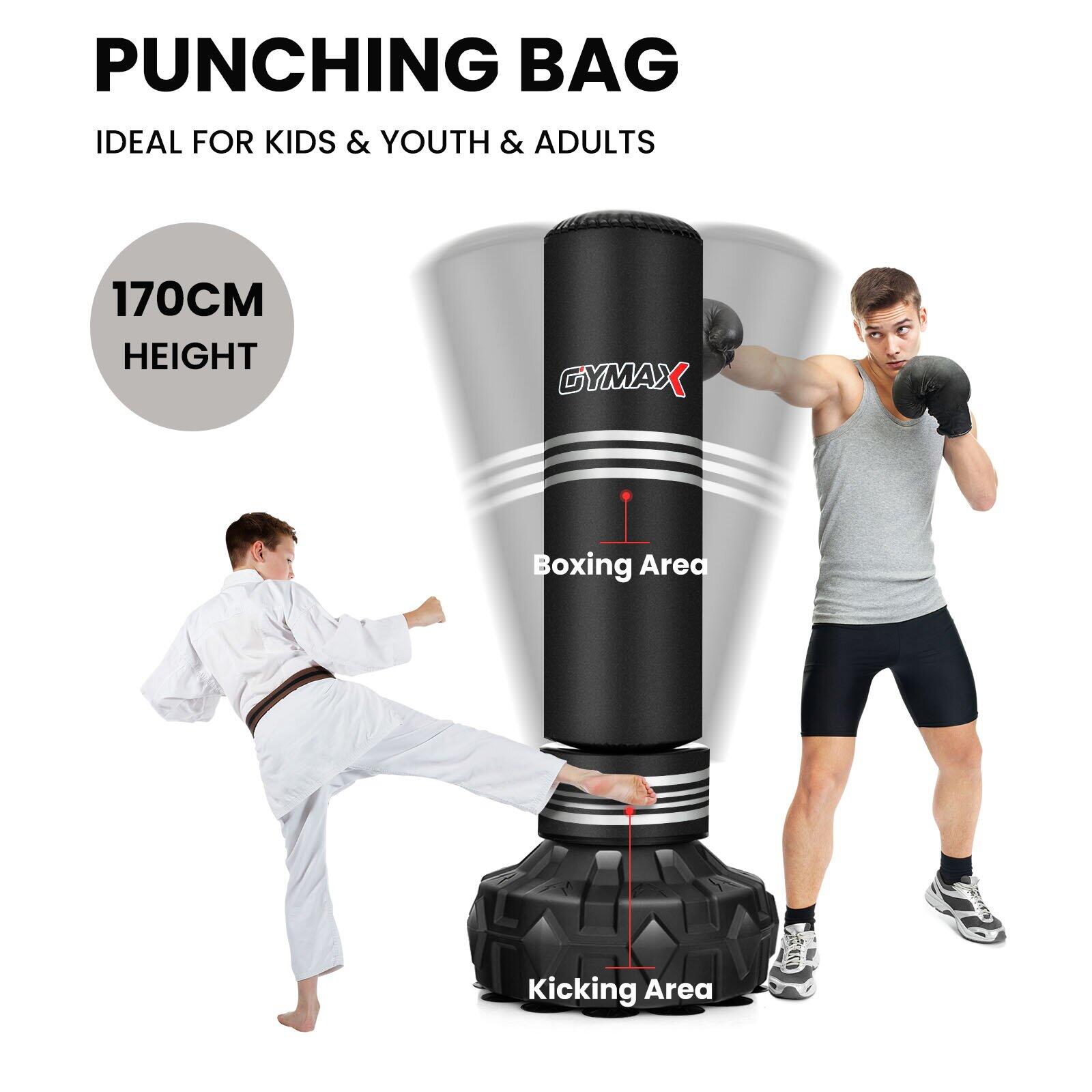 MMA UFC Kick Training Punching Bag with Stand with Fillable