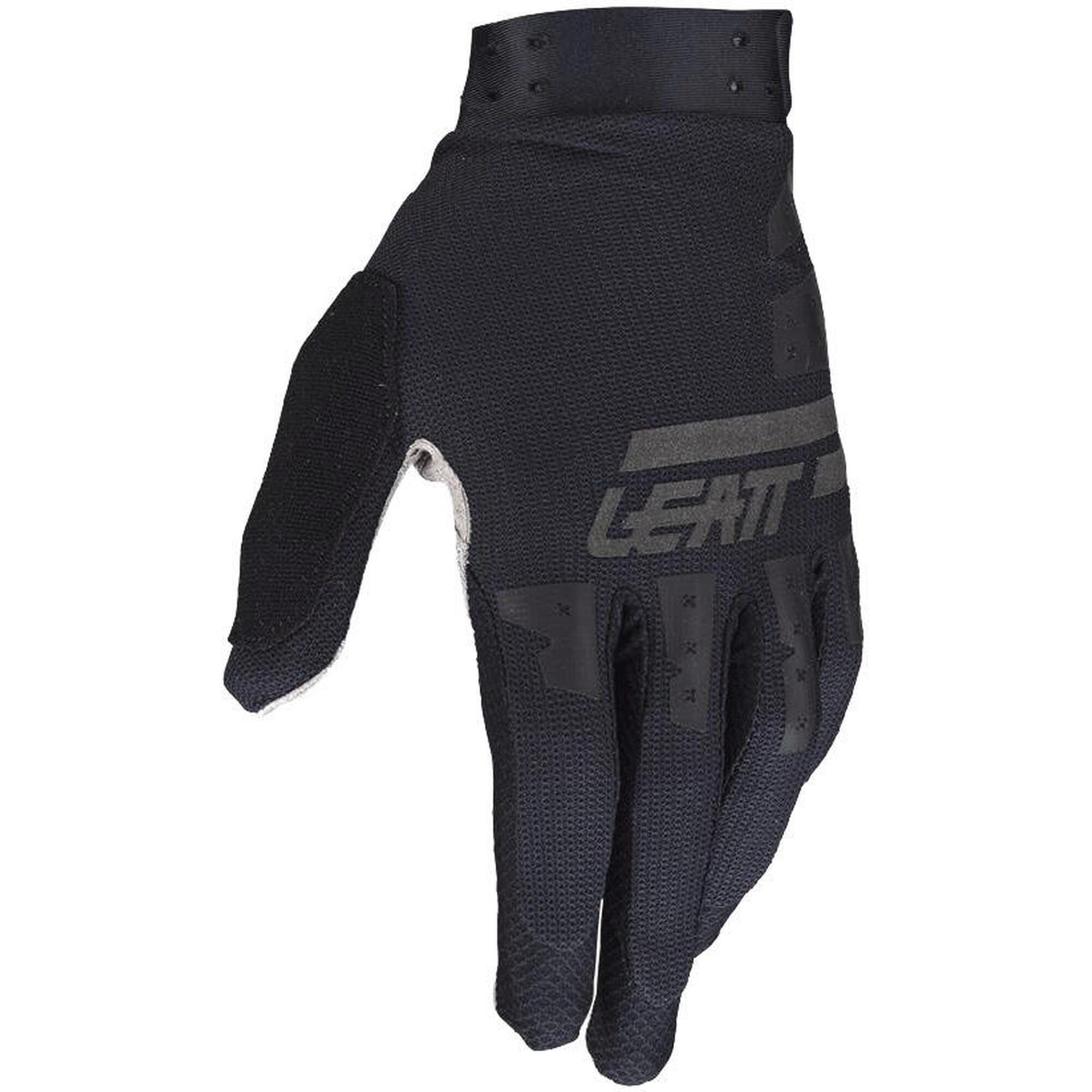 Leatt - Gants Vtt X-flow 2.0 Avec Renfort Brush Guard Noir Homme - Gants - Blanc|noir -  8 À 10 Ans - Decathlon