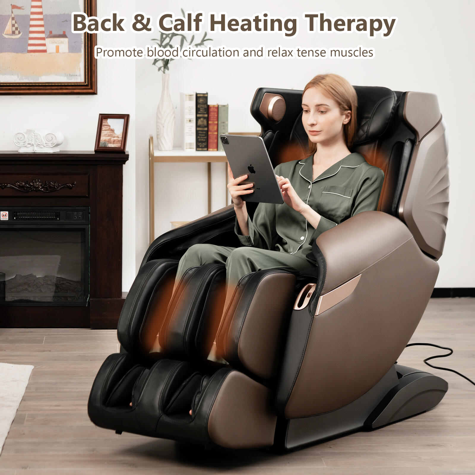 Costway electric full body roller 3d kneading knocking massage chair sale