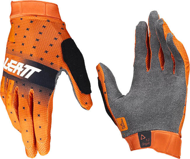 Gants VTT Gripr 1.0 avec paume MicronGrip sans couture Rouge Homme 2/7