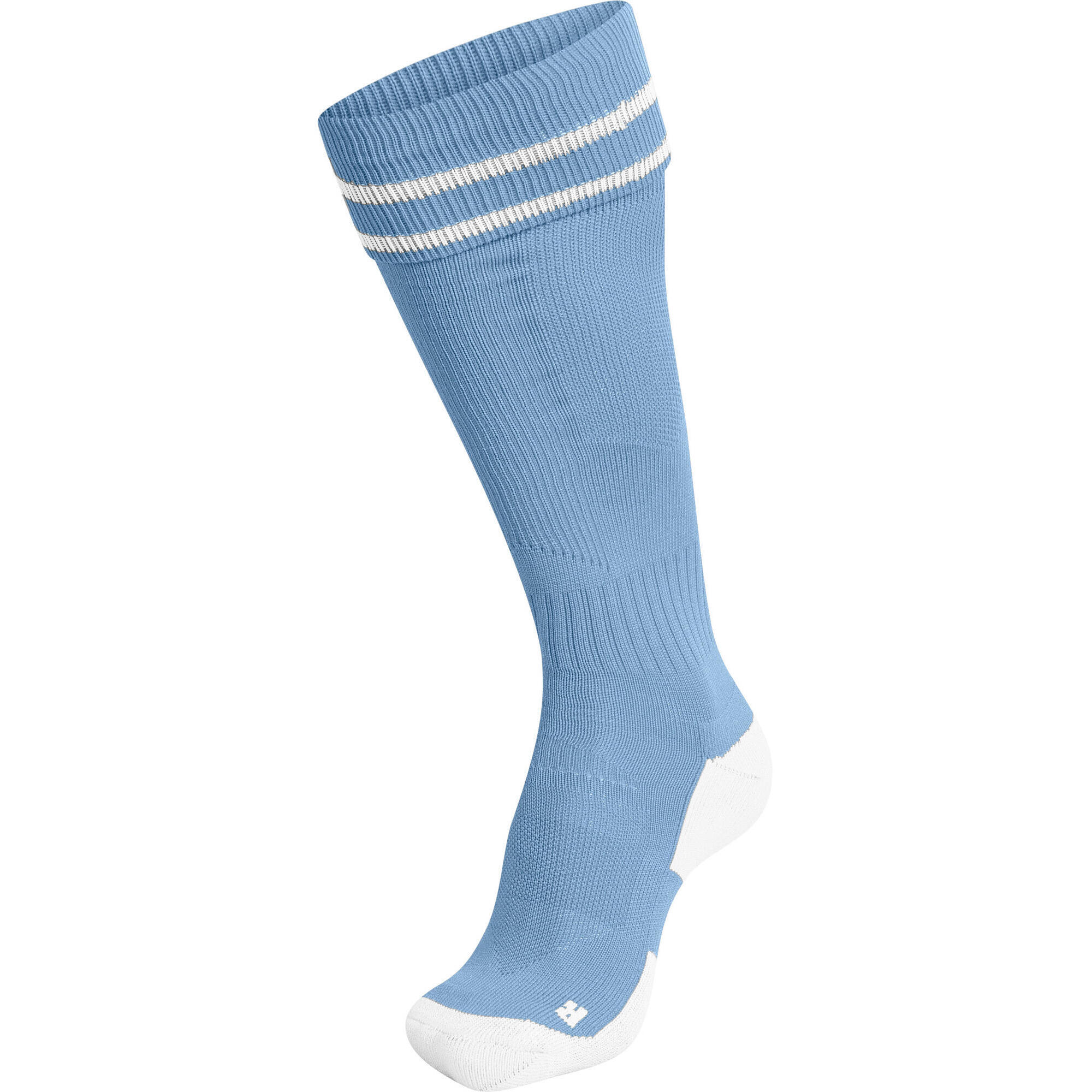 Hummel - Enfiler Fußball Socken Element Football Adulte Hummel - Chaussettes - Blanc|bleu - 43/46 - Decathlon