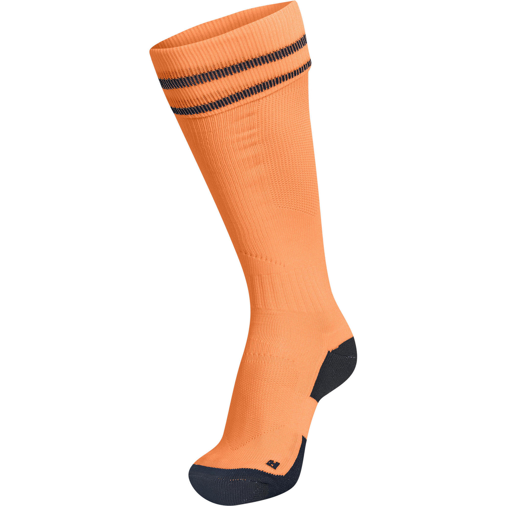 Hummel - Enfiler Fußball Socken Element Football Adulte Hummel - Chaussettes - Noir|orange - 27/30 - Decathlon