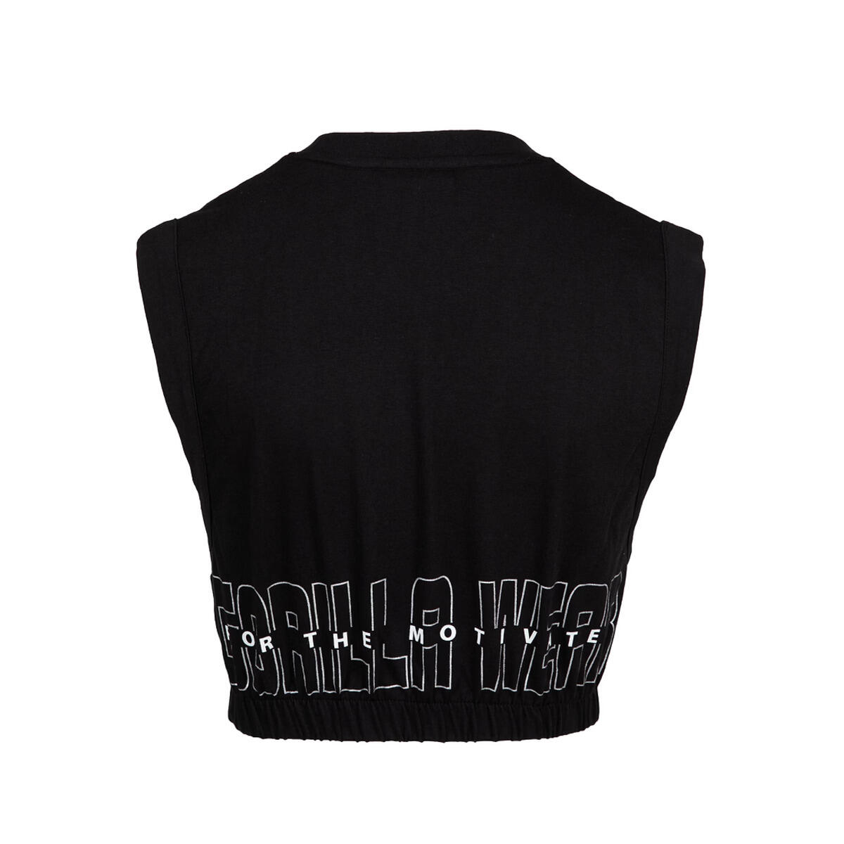 Albion Übergroß Crop-Top - Schwarz 3/6