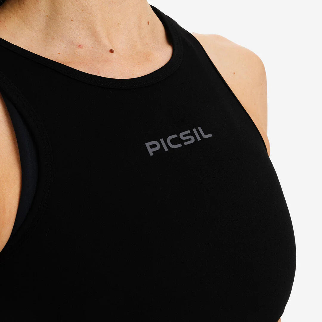 Aansluitende crop top voor dames PICSIL 5/6