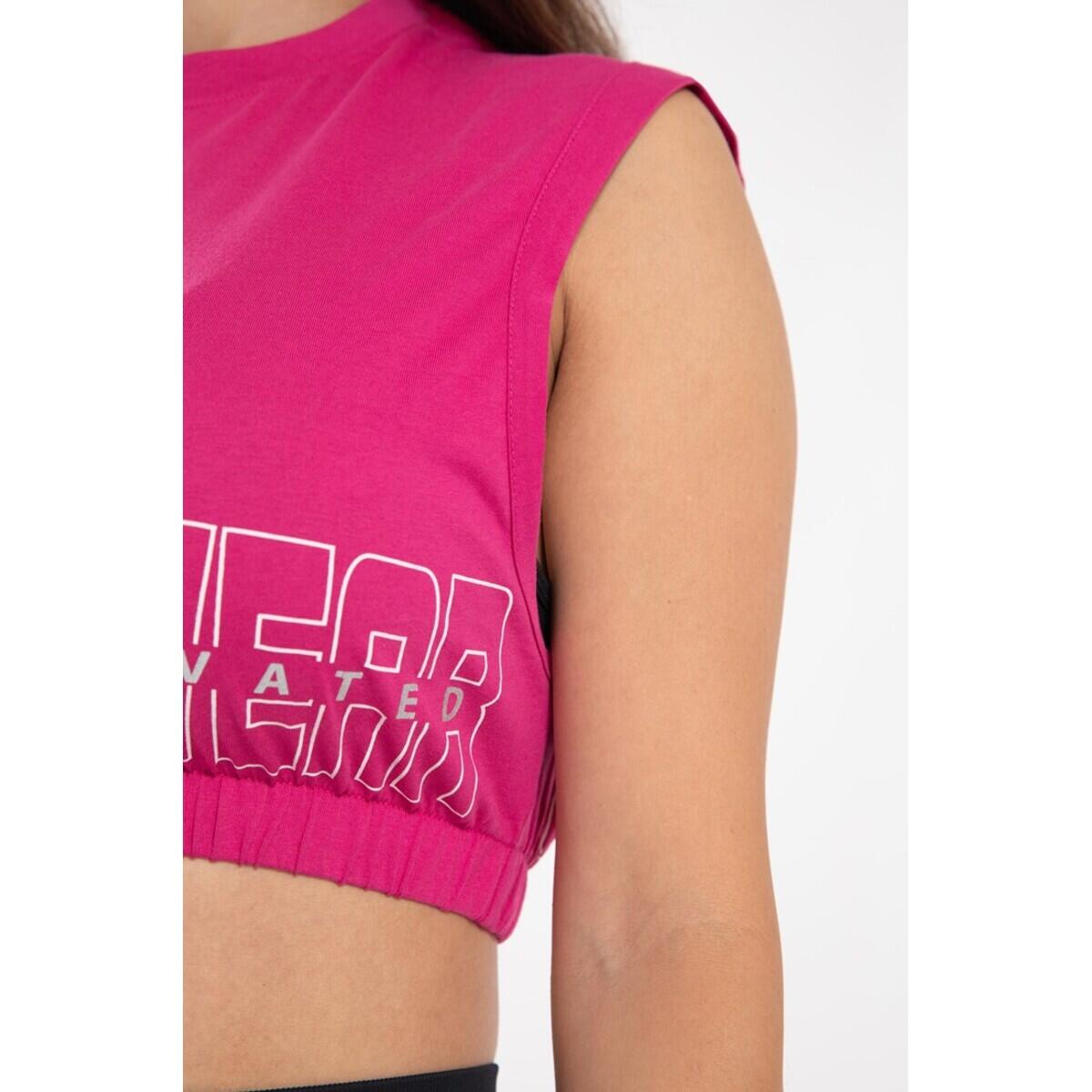 Albion Oversize Top con cappuccio - Rosa 7/7