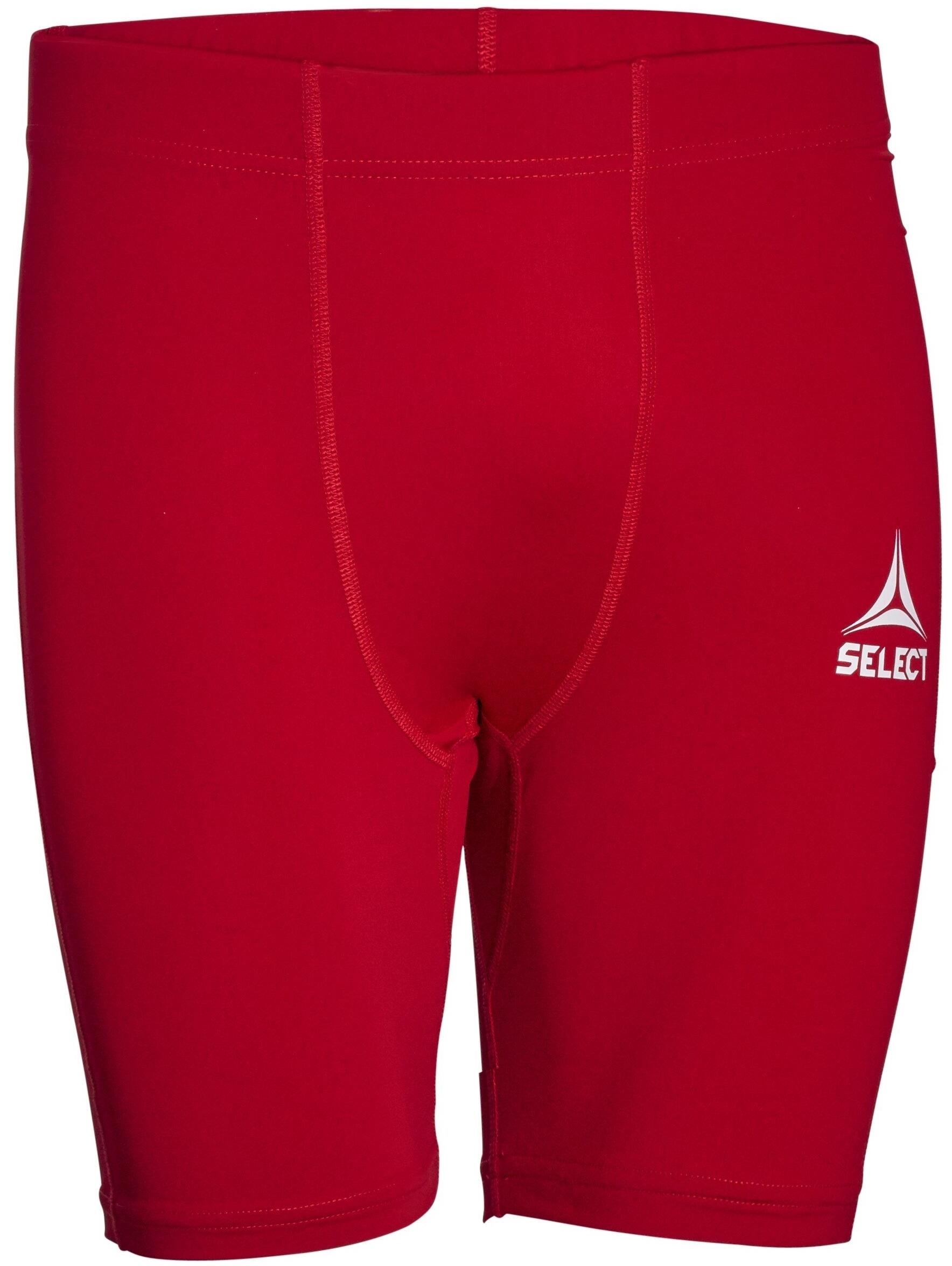 Calção compressão select baselayer adulto vermelho