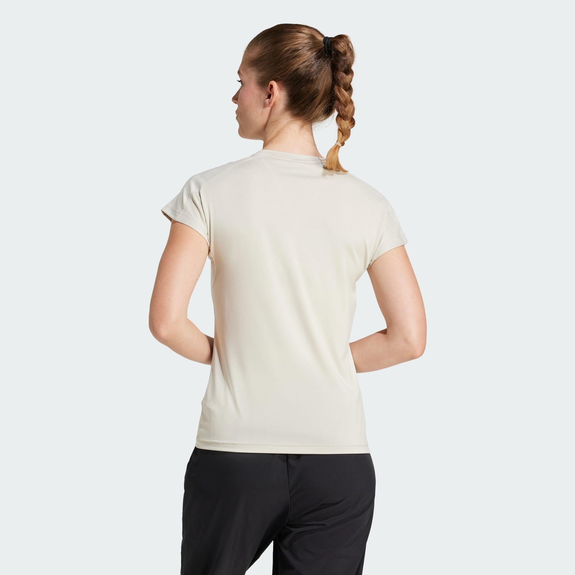 Camiseta AEROREADY Train Essentials Minimal Branding V-Neck 3/5