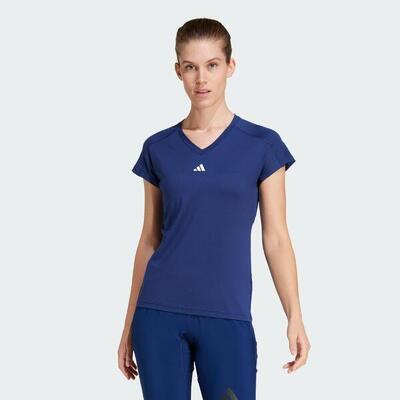 Aeroready train essentials minimal branding v-hals t-shirt
