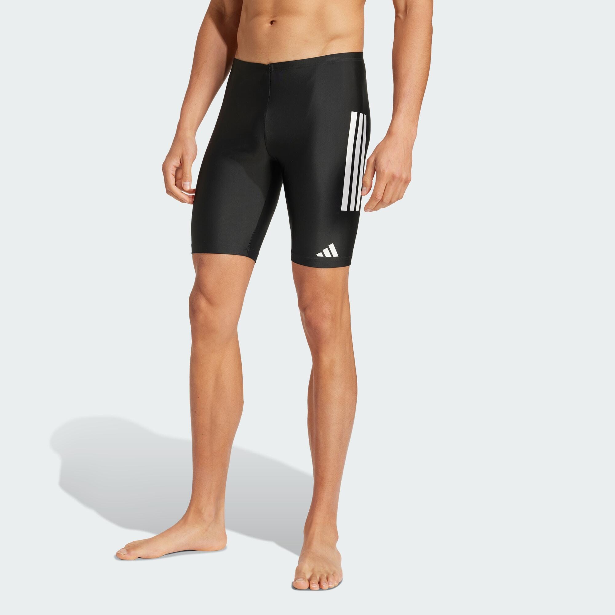 ADIDAS 3-Stripes Swim Jammers 8-Inch