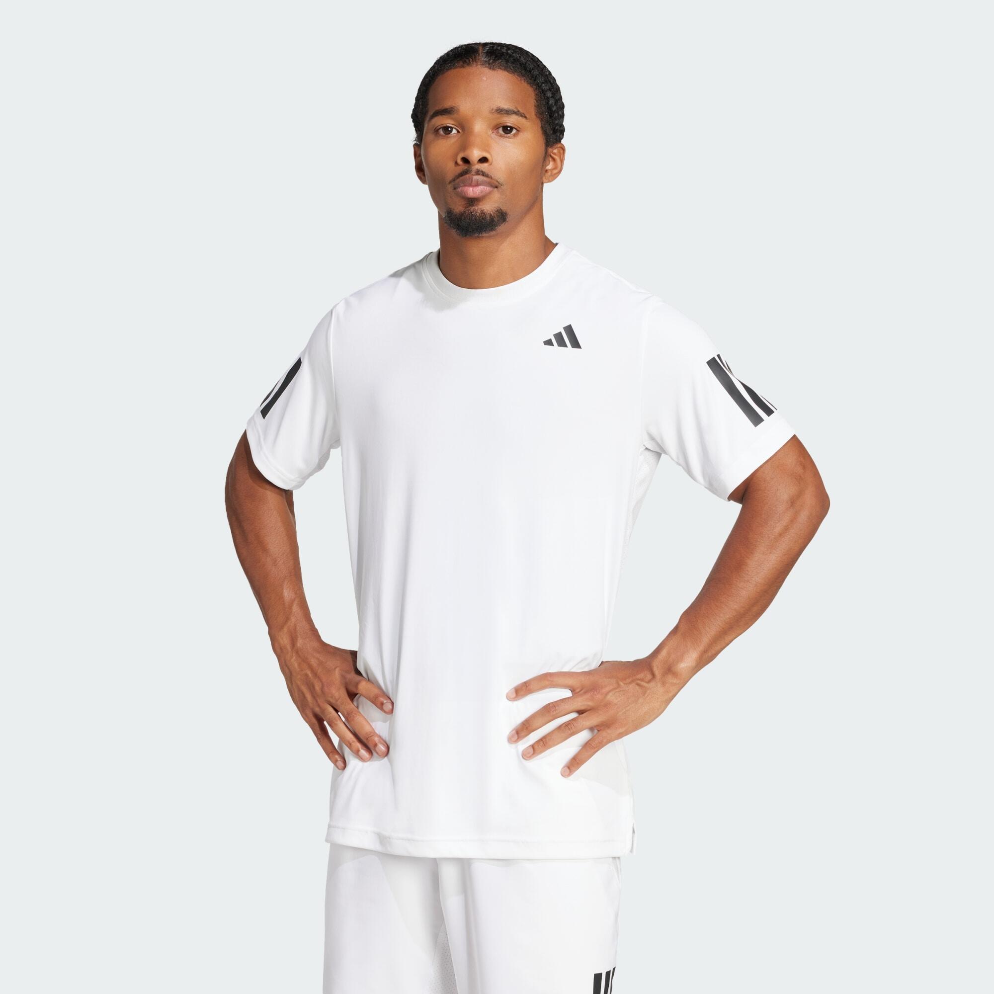 Adidas - T-shirt Club Tennis Climacool 3 Bandes - T-shirt Manches Courtes - Blanc - 52 2xl - Decathlon