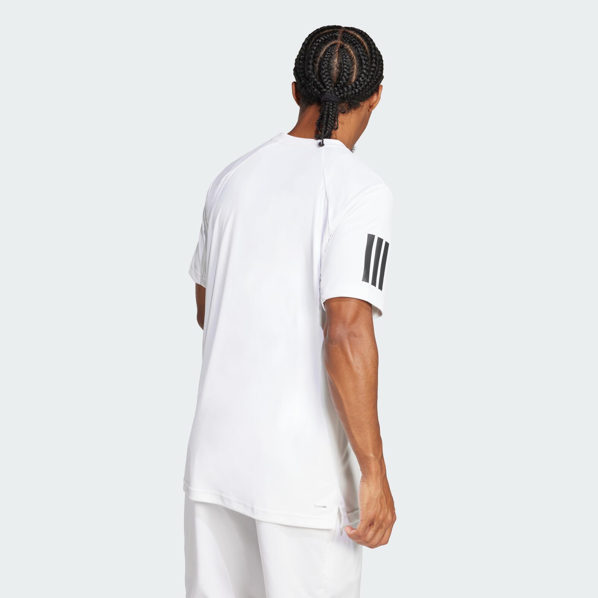 T-shirt Club Tennis Climacool 3 bandes 3/7